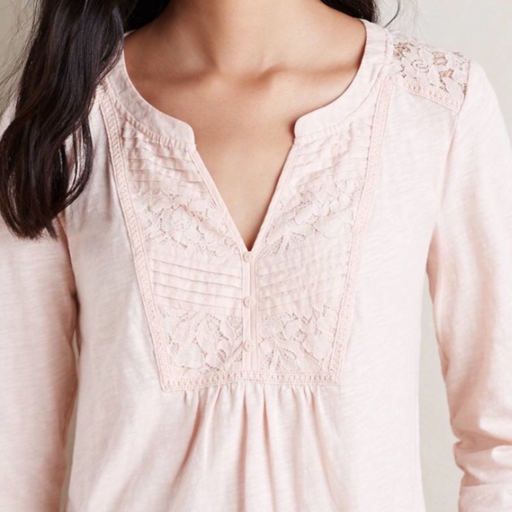 Anthro top Meadow Rue